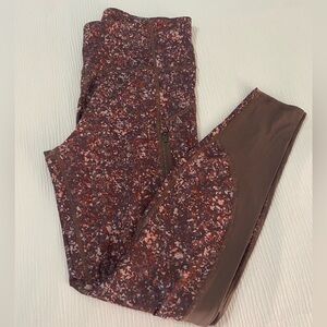 Athleta Rainer Printed Mesh Tight | Size Medium